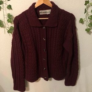 Aran Crafts Irish Wool Sweater